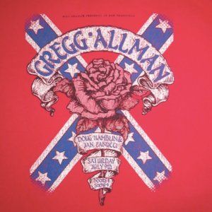 Men's Gregg Allman Shirt  . Size Med but runs larg